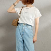 001 WHITE&&モデル身長：158cm 着用サイズ：36&&