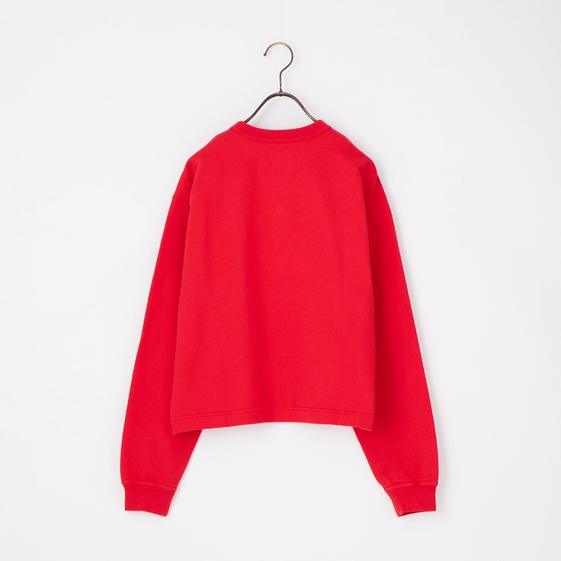 DANTON [ダントン] コットンテリー クルーネックカーディガン [DT-C0405CIN] RED