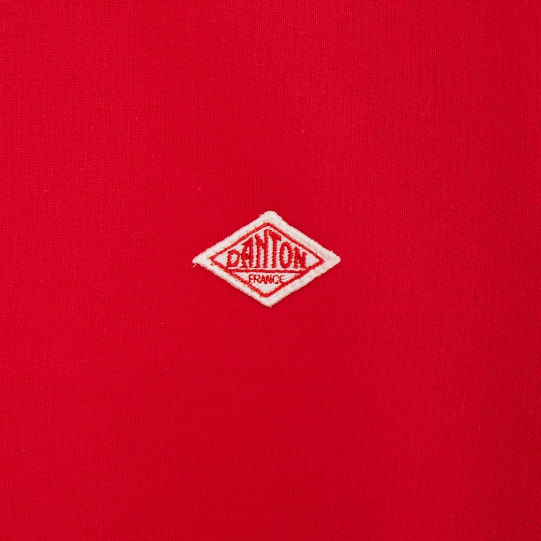 DANTON [ダントン] コットンテリー クルーネックカーディガン [DT-C0405CIN] RED