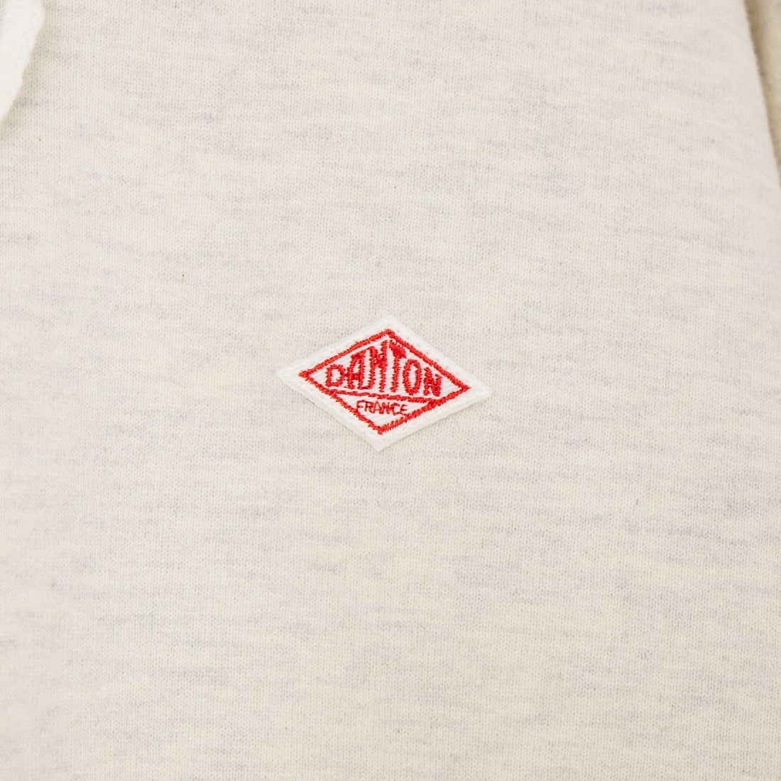 DANTON [ダントン] コットンテリー ジップフーディー [DT-C0411CIN] TOP ECRU