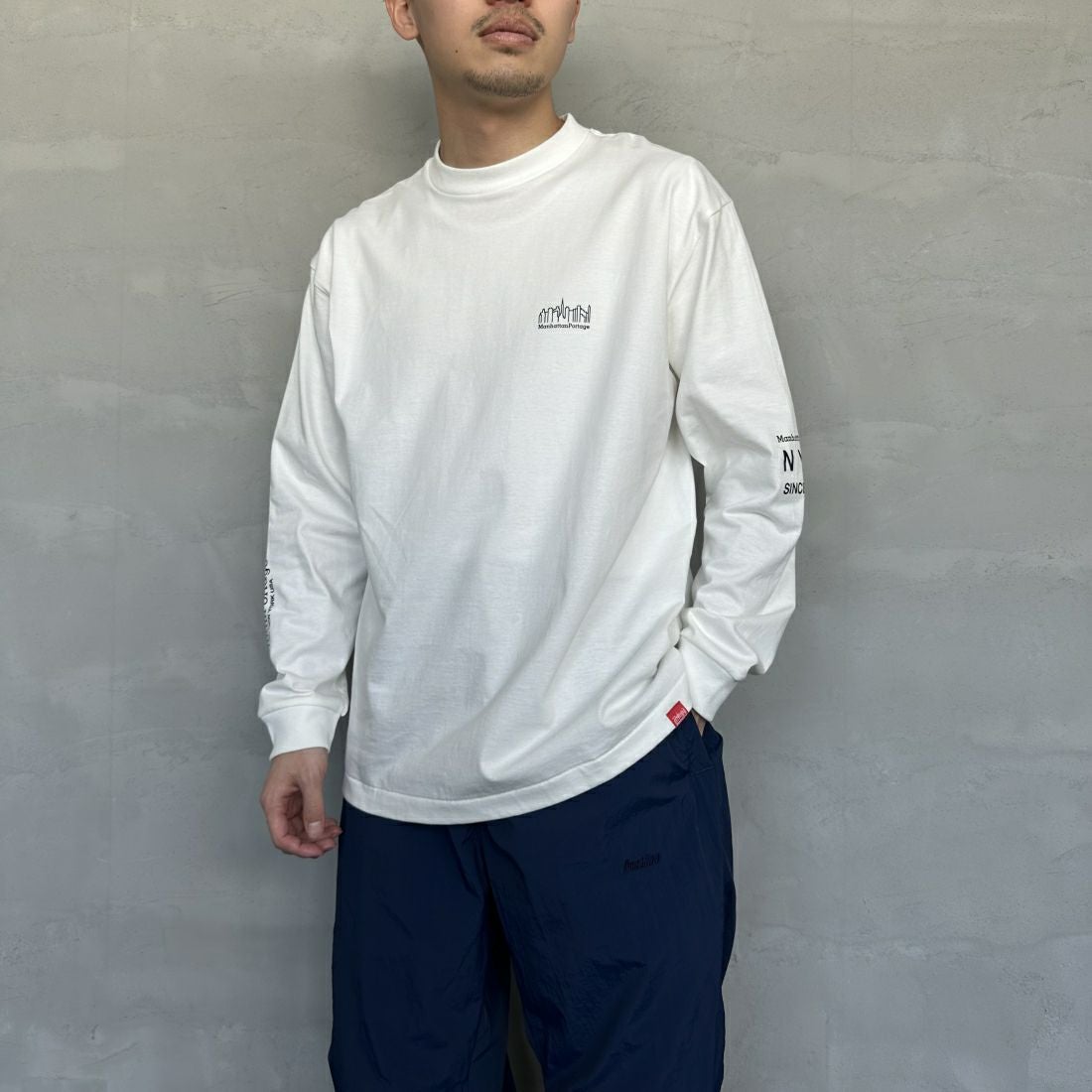 WHITE&&モデル身長：168cm 着用サイズ：M&&