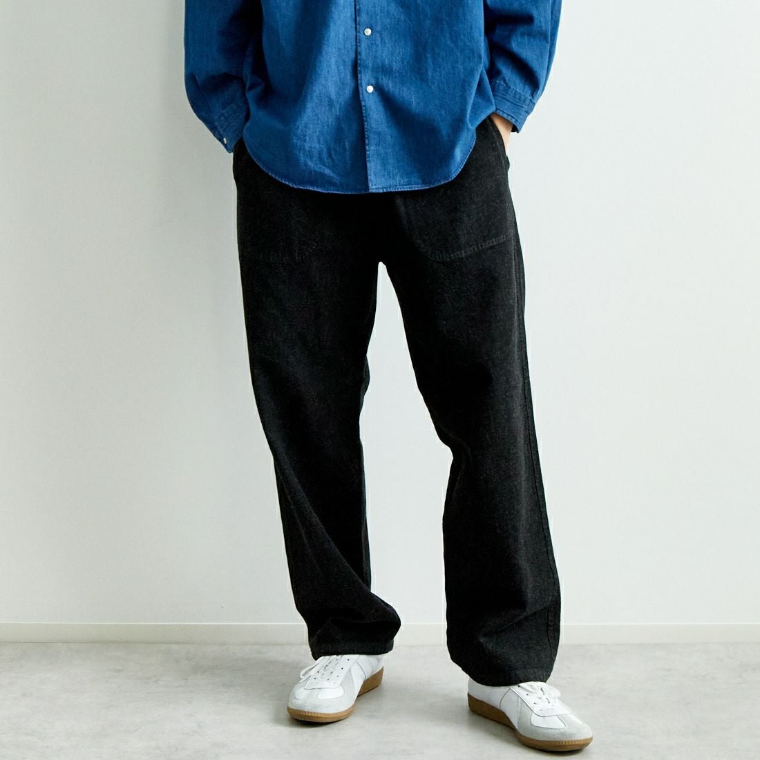DANTON [ダントン] ブラックデニム イージーパンツ [DT-E0209KBK