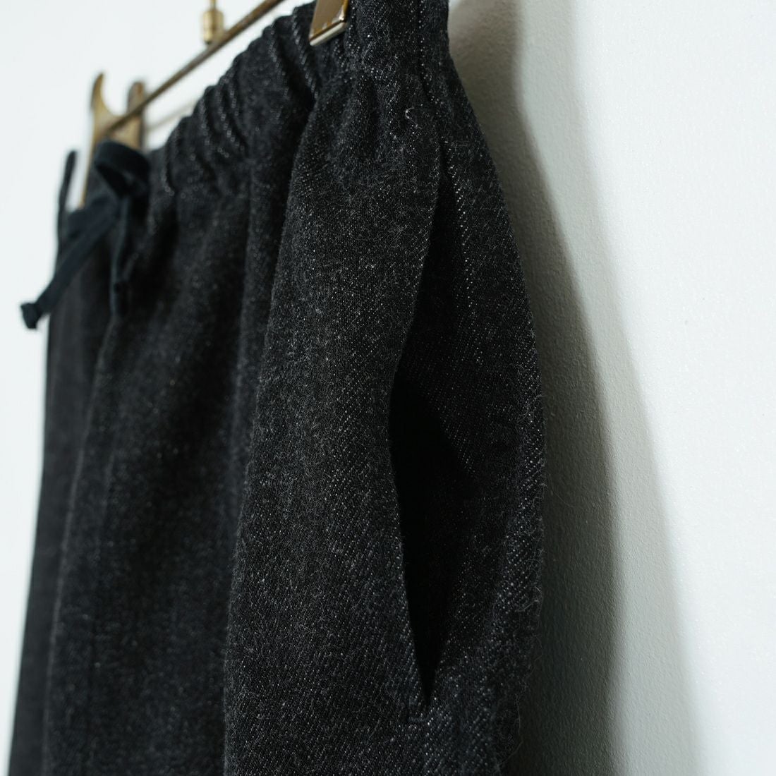 DANTON [ダントン] ブラックデニム イージーパンツ [DT-E0209KBK] BLACK DENI