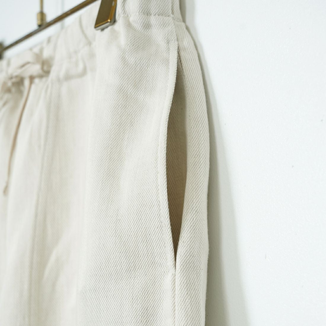 DANTON [ダントン] コットンリネンツイル イージーパンツ [DT-E0209KWL] ECRU