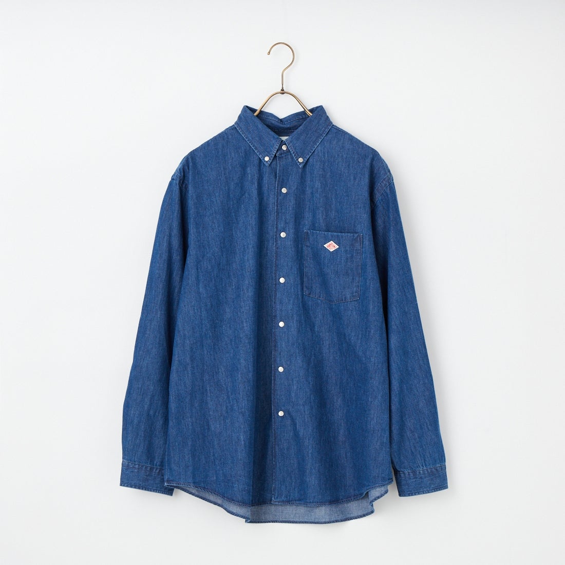 DANTON [ダントン] デニムダンガリー ボタンダウンシャツ [DT-B0293DUG] LT.INDIGO