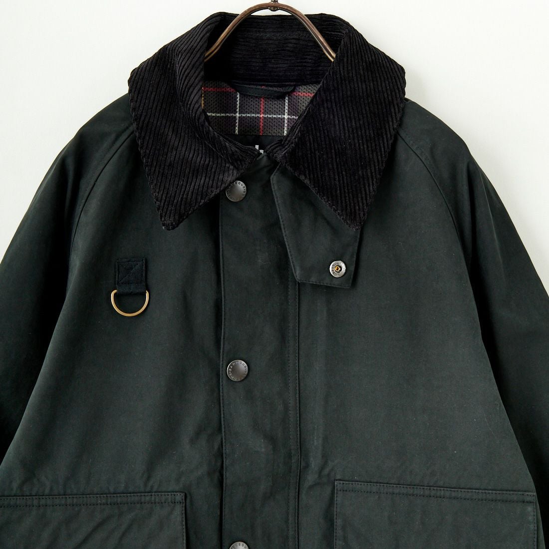 Barbour [バブアー] スペイ ピーチスキンノンオイルドジャケット [MCA0932] BLACK
