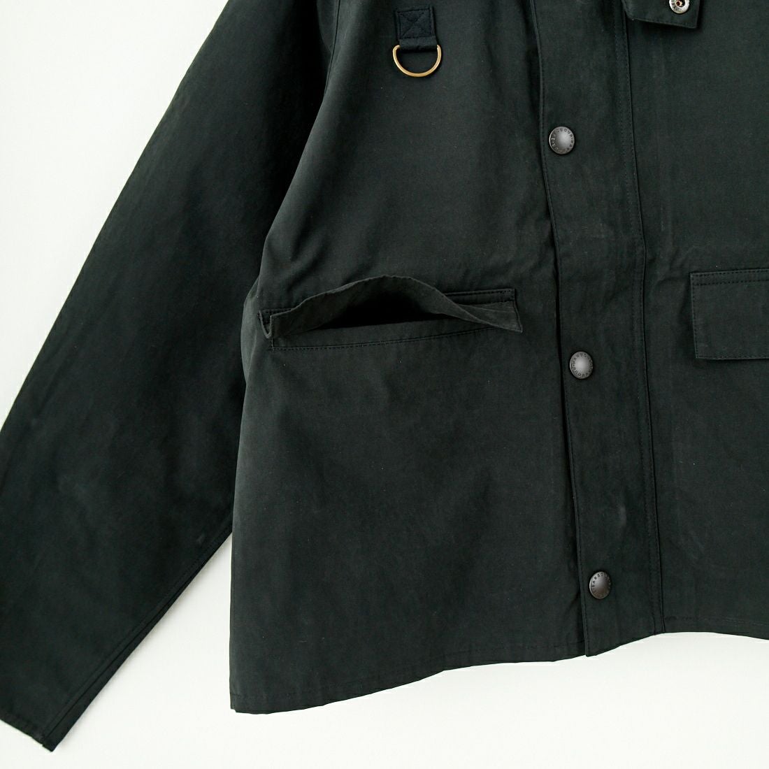 Barbour [バブアー] スペイ ピーチスキンノンオイルドジャケット [MCA0932] BLACK
