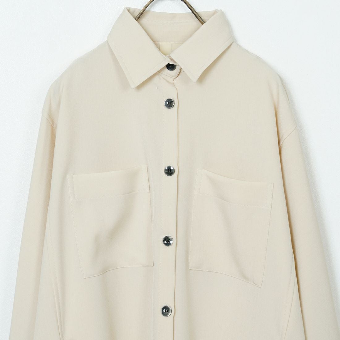 Margaux vintage [マルゴーヴィンテージ] オーバーチュニック シャツ コート [MG-BL-25016-S] BEIGE