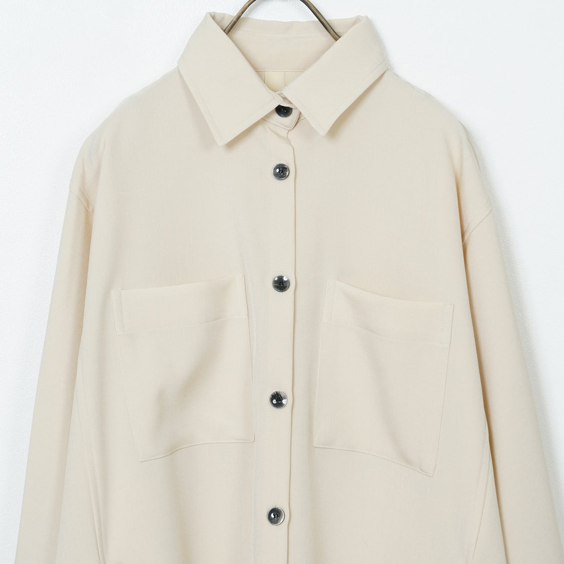 Margaux vintage [マルゴーヴィンテージ] オーバーチュニック シャツ コート [MG-BL-25016-S] BEIGE