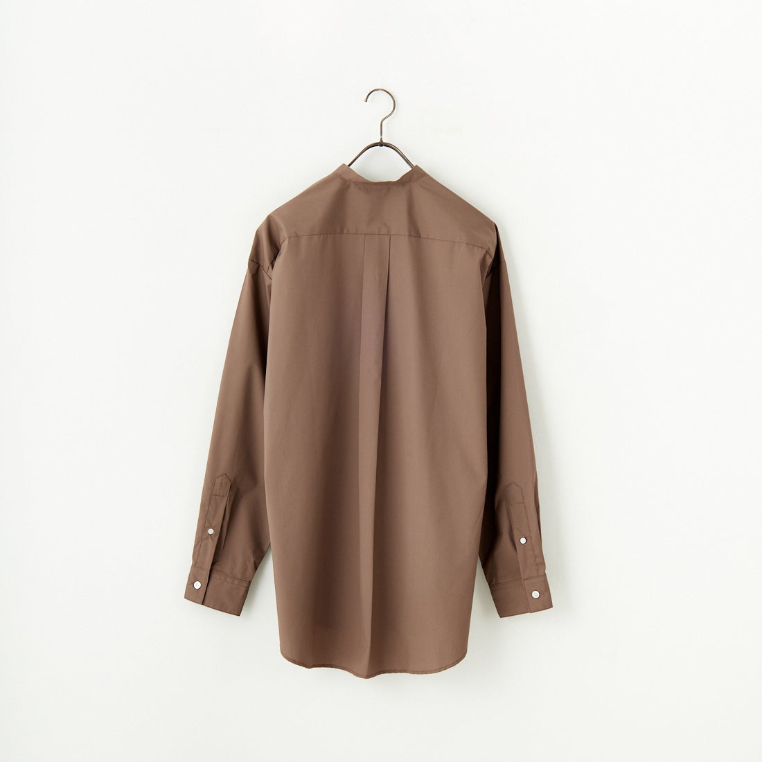 amne [アンヌ] ドライピマクラシックシャツ [AMN-SH-050] MOCHA