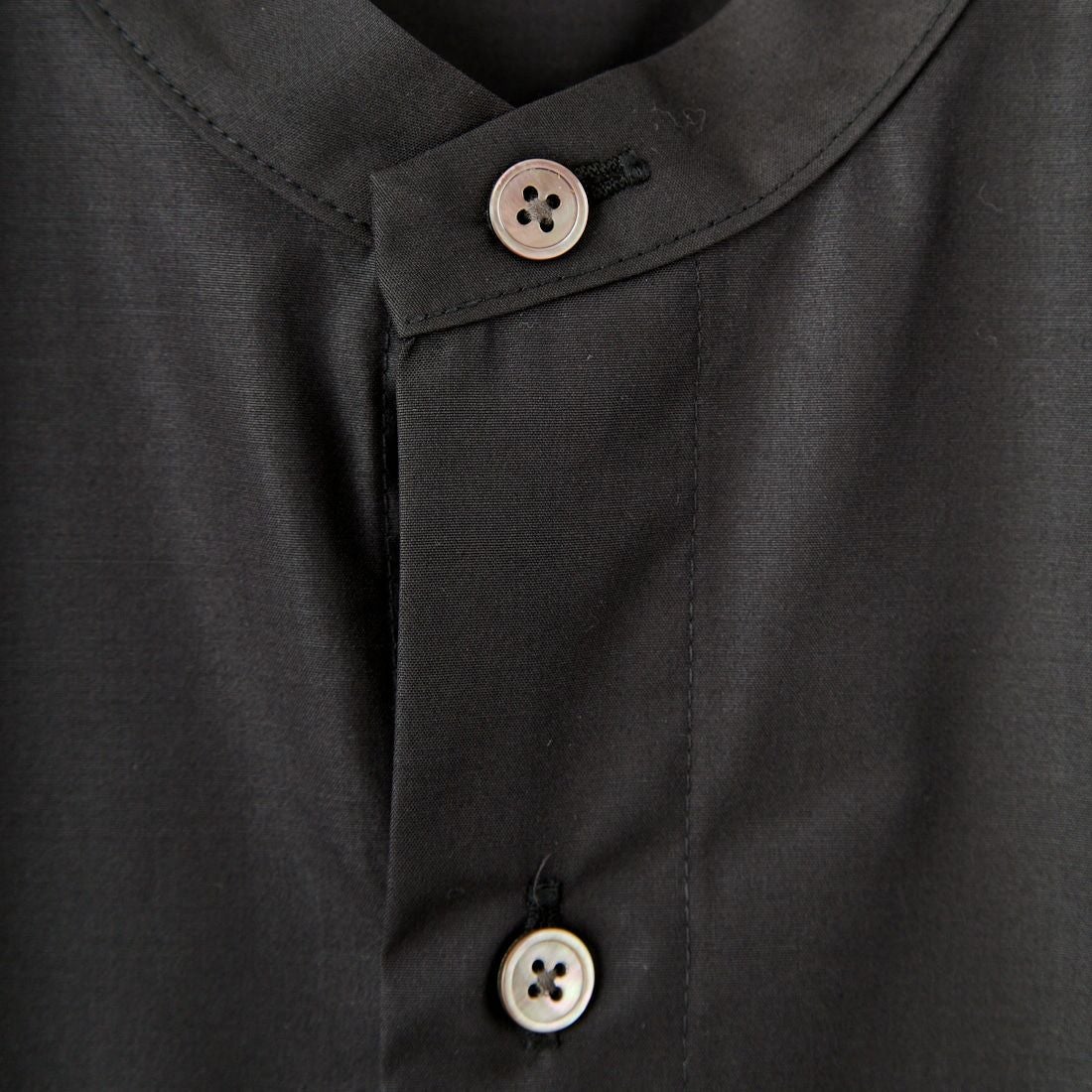 amne [アンヌ] ドライピマクラシックシャツ [AMN-SH-050] BLACK