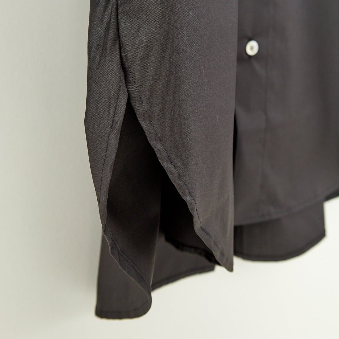 amne [アンヌ] ドライピマクラシックシャツ [AMN-SH-050] BLACK