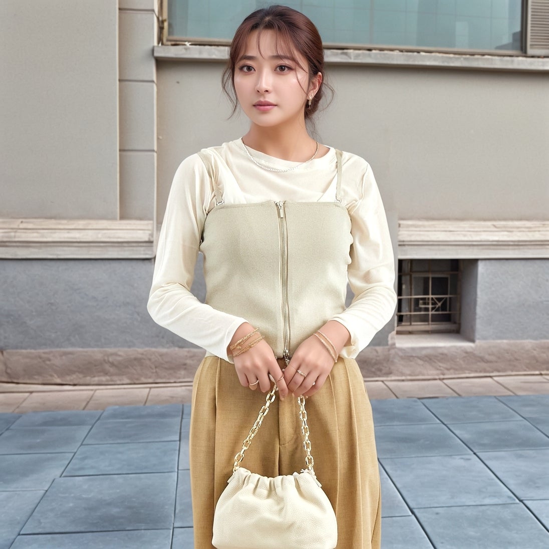 Jf Ready Made [ジェイエフレディメイド] ソウバリニットWジップ