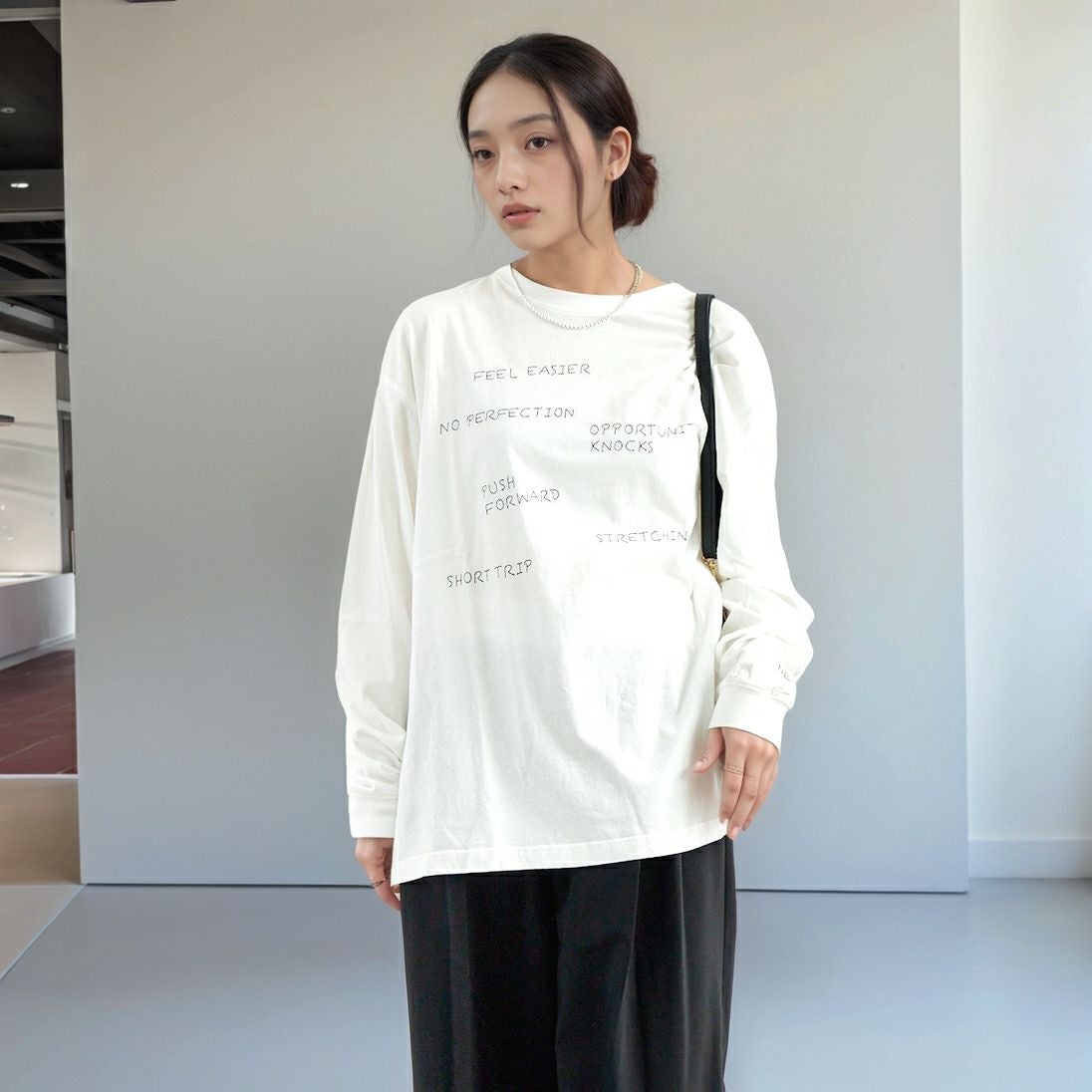 104 OFF WH&&モデル身長：167cm 着用サイズ：F&&