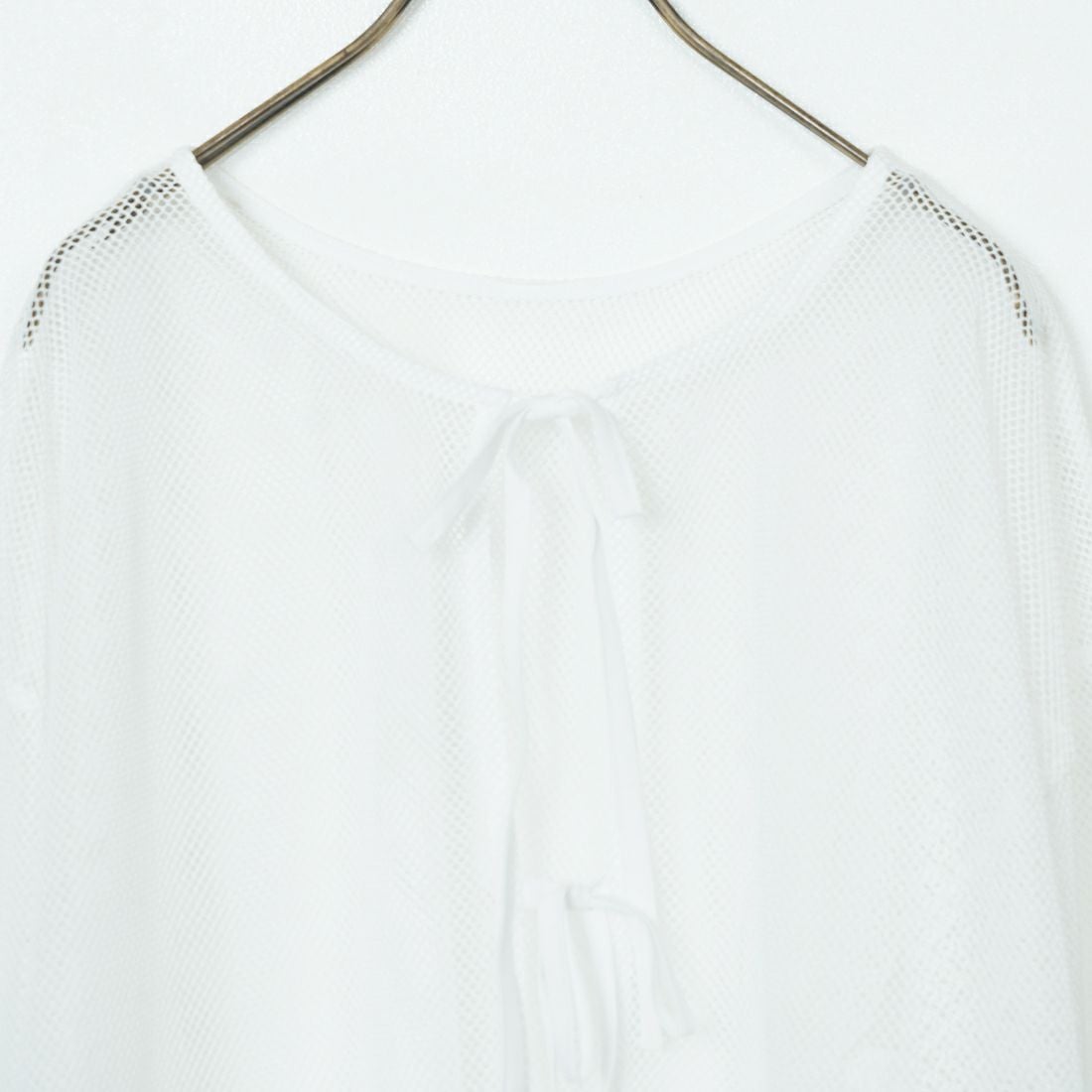 Jf Ready Made [ジェイエフレディメイド] メッシュリボンデザイン2WAY長袖シャツ [3111108] 101 ﾎﾜｲﾄ