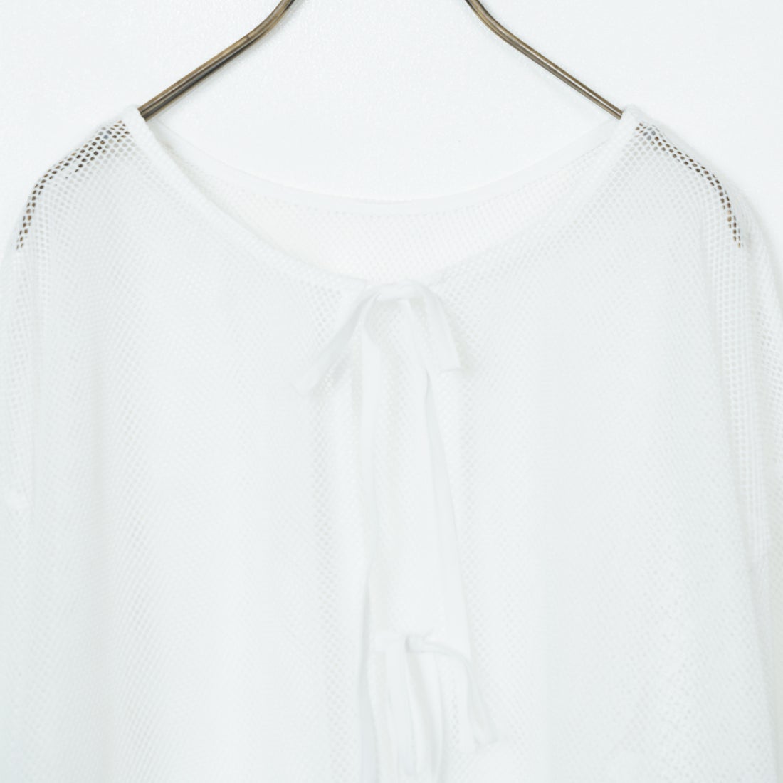 Jf Ready Made [ジェイエフレディメイド] メッシュリボンデザイン2WAY長袖シャツ [3111108] 101 ﾎﾜｲﾄ