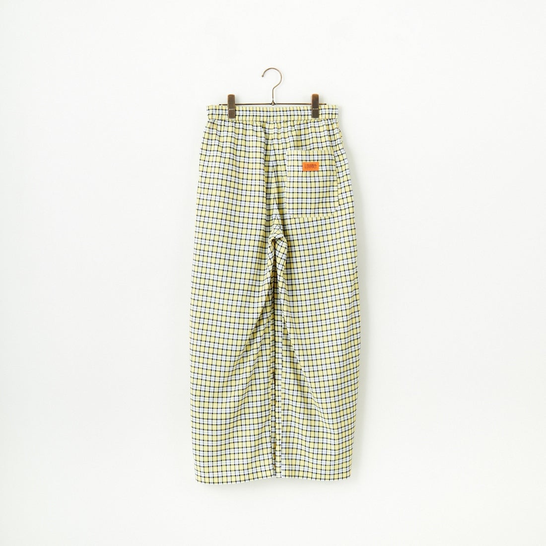 UNIVERSAL OVERALL [ユニバーサルオーバーオール] 別注 総柄イージーワイドパンツ [U2512634IN-JF] YELﾁｪｯｸ