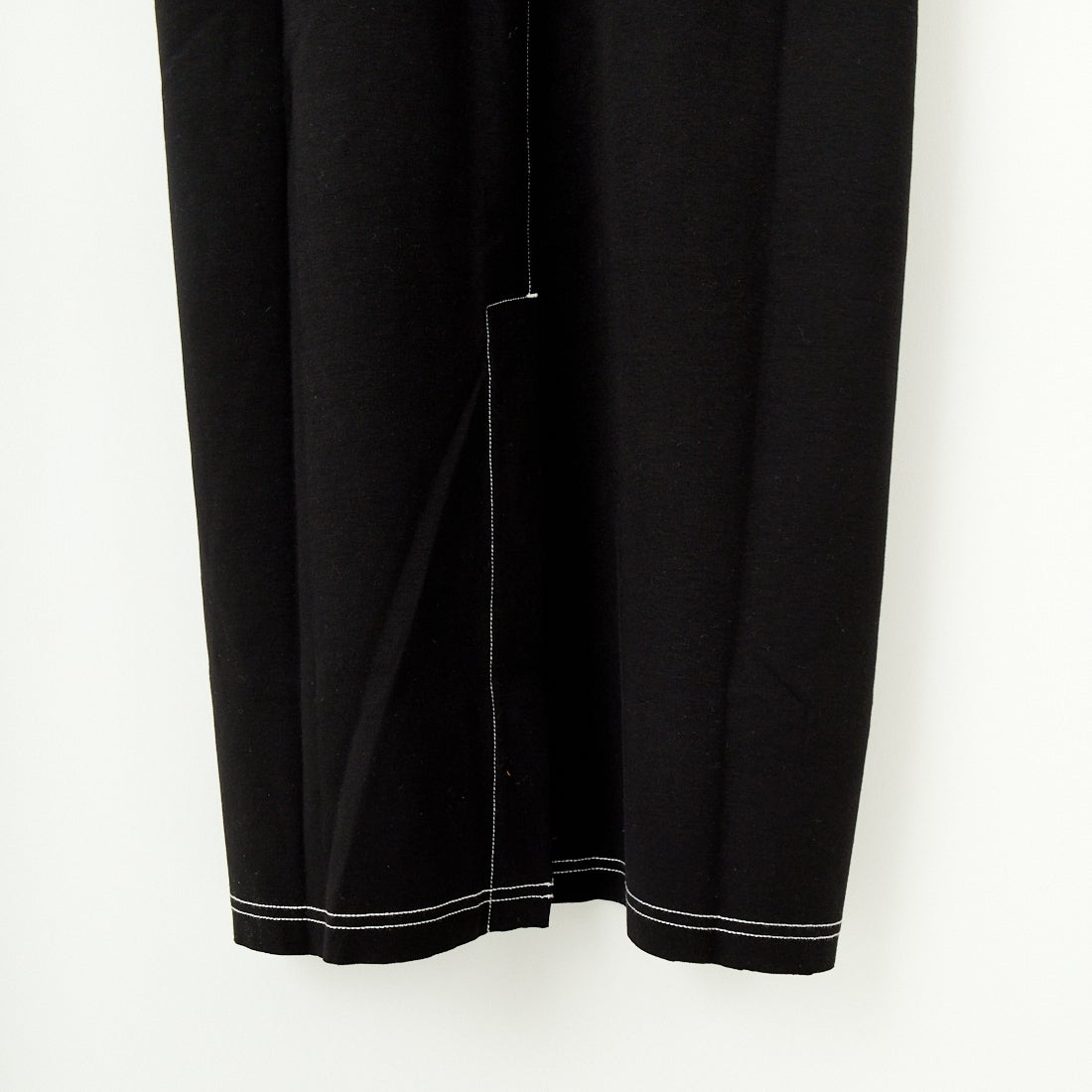 UNIVERSAL OVERALL [ユニバーサルオーバーオール] 別注 配色ステッチ マキシ丈ワンピース [U2512807IN-JF] BLACK