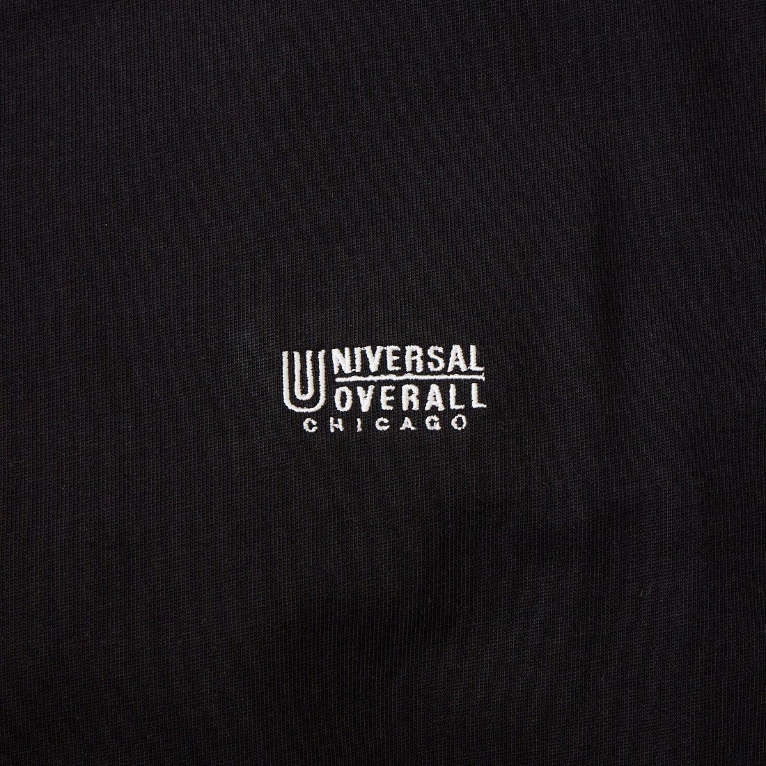UNIVERSAL OVERALL [ユニバーサルオーバーオール] 別注 異素材切り替え マキシ丈ワンピース [U2512812IN-JF] BLACK