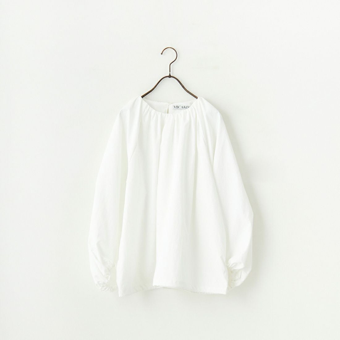 MICA&DEAL [マイカアンドディール] バルーンスリーブブラウス [0125101030] WHITE