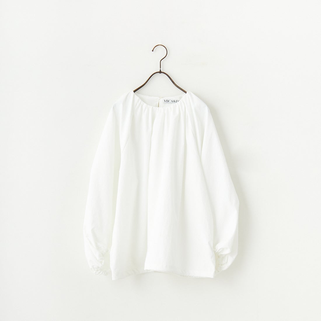 MICA&DEAL [マイカアンドディール] バルーンスリーブブラウス [0125101030] WHITE