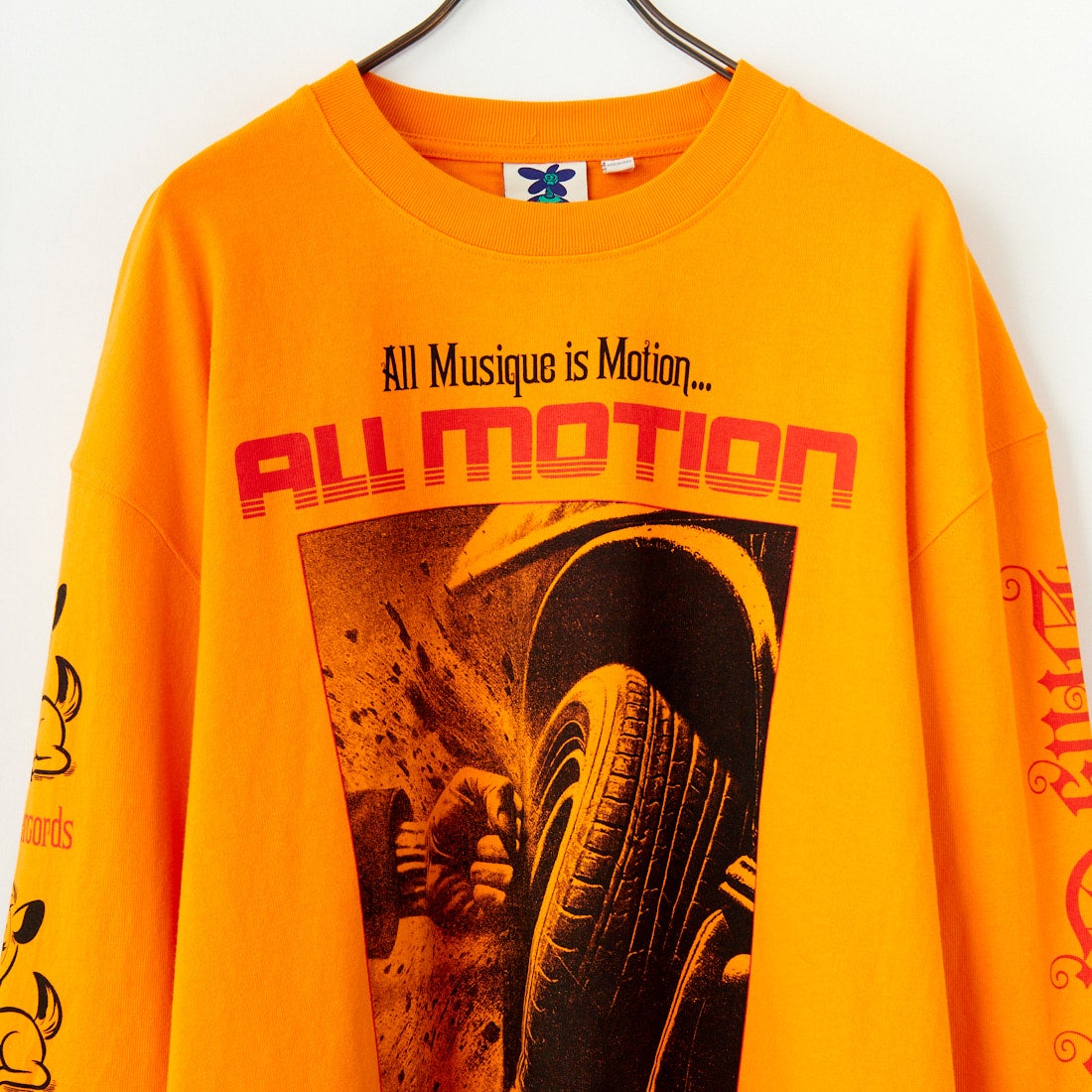 DEUS EX MACHINA [デウス エクス マキナ] ダンシングゴースト ロングスリーブTシャツ [DUP251977A] PERSIMMON