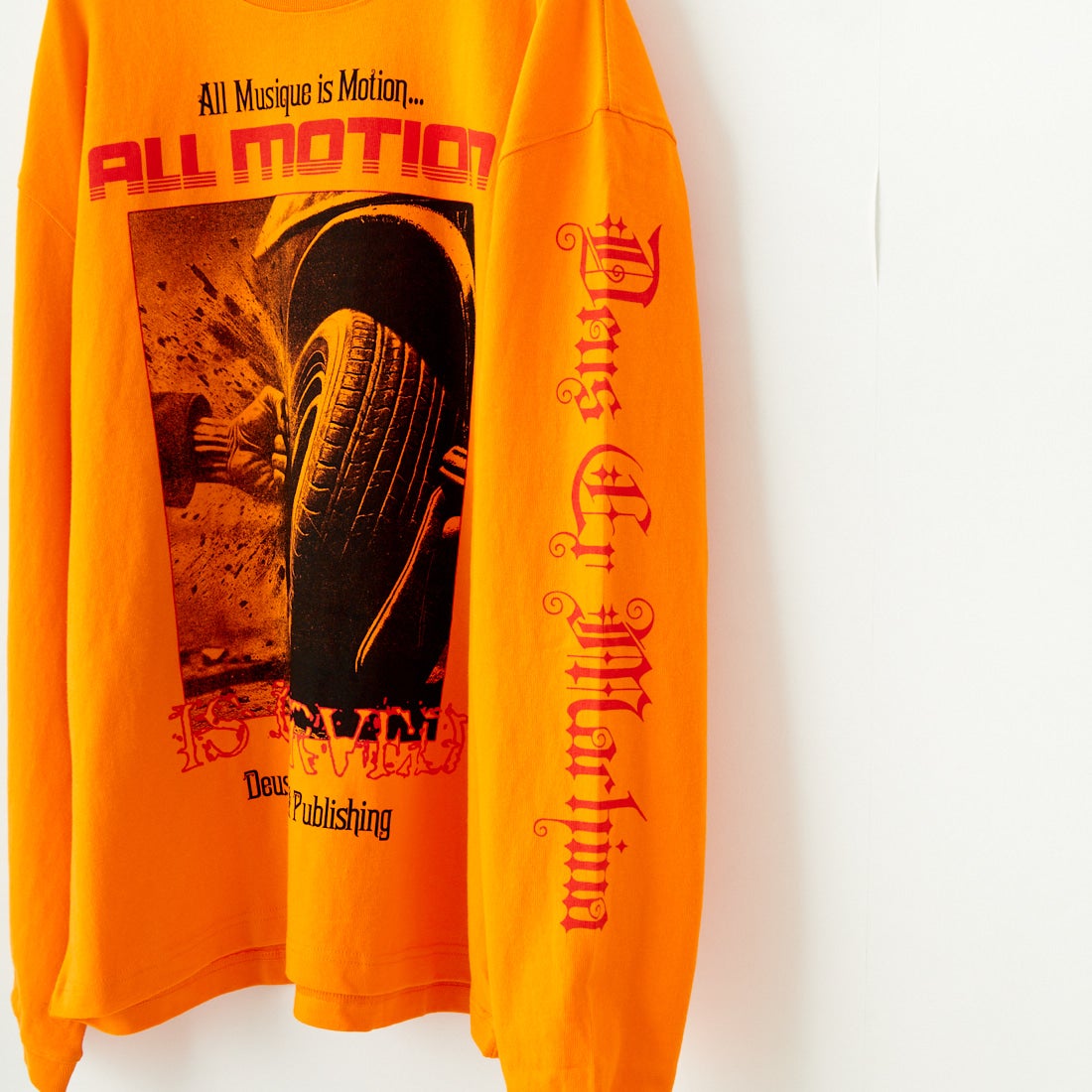 DEUS EX MACHINA [デウス エクス マキナ] ダンシングゴースト ロングスリーブTシャツ [DUP251977A] PERSIMMON