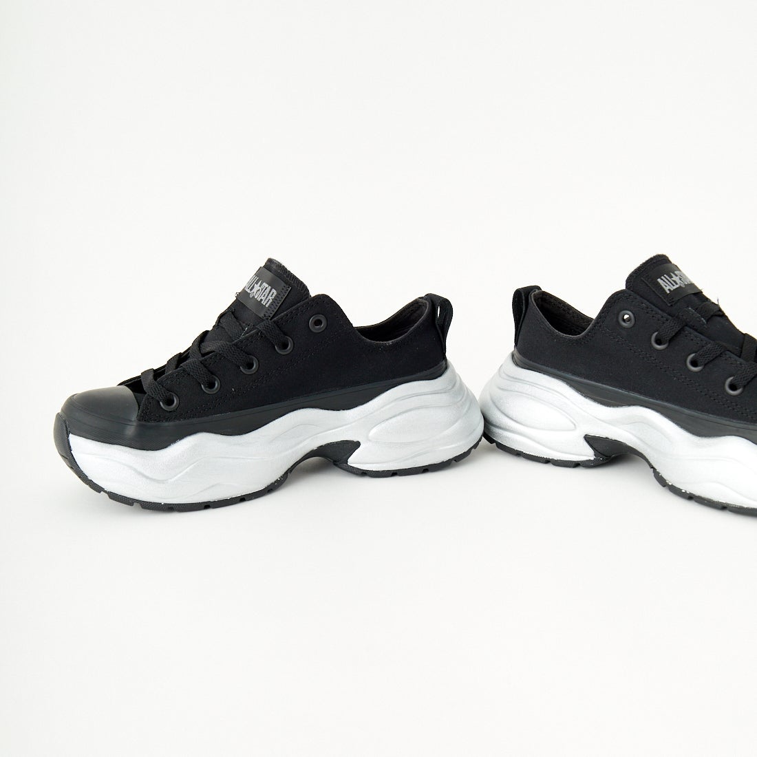 CONVERSE [コンバース] オールスター サージトレーナー MT OX [AS-SURGETRAINER-MTOX] ﾌﾞﾗｯｸ/ﾒﾀﾘｯ