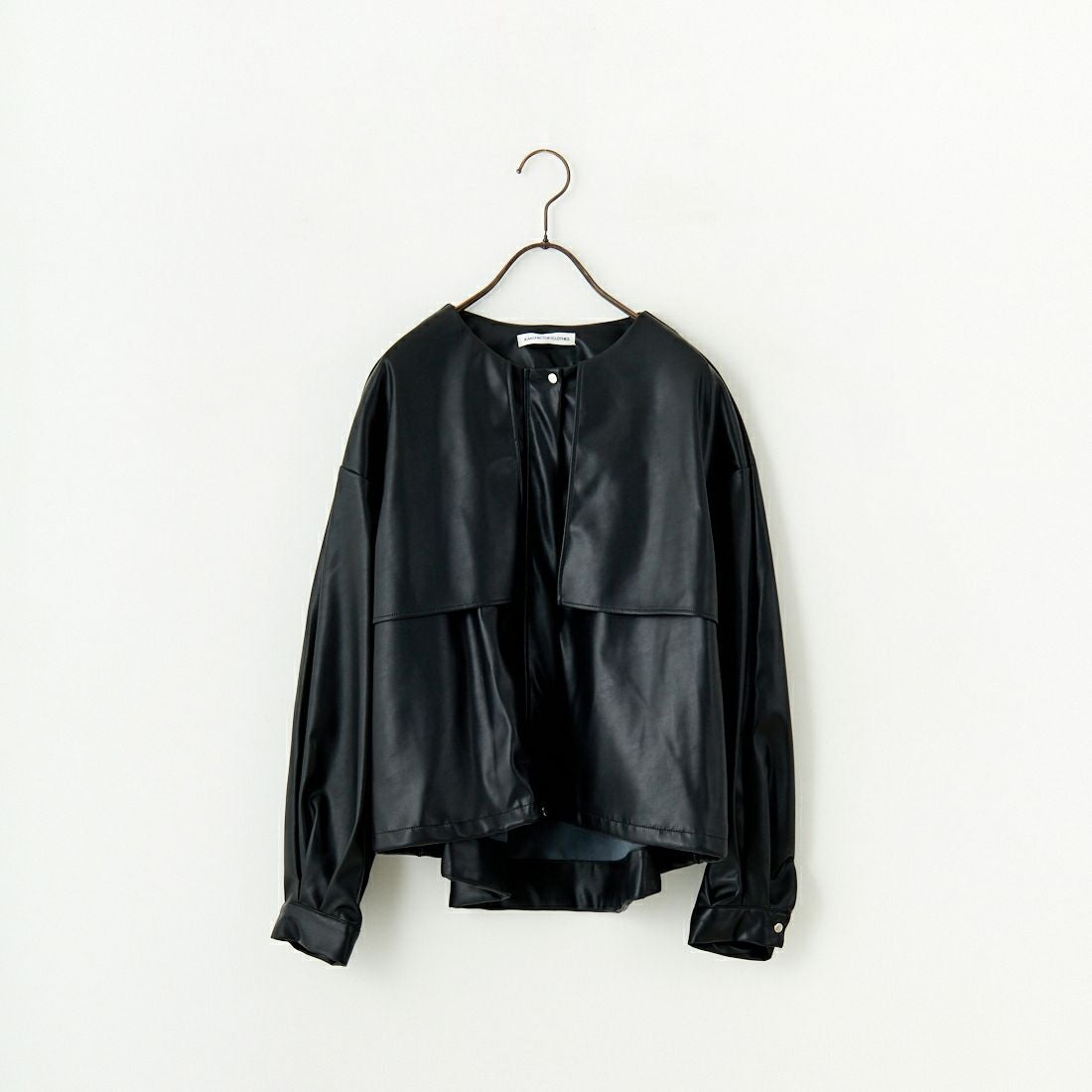 Jeans Factory Clothes [ジーンズファクトリークローズ] マットソフトフェイクレザーブルゾン [785024] 03 ﾌﾞﾗｯｸ