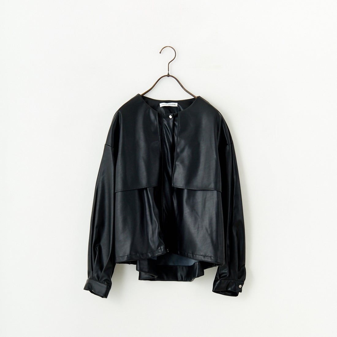 Jeans Factory Clothes [ジーンズファクトリークローズ] マットソフトフェイクレザーブルゾン [785024] 03 ﾌﾞﾗｯｸ