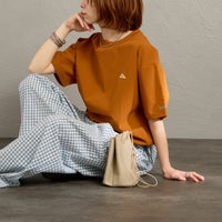 ｵﾚﾝｼﾞ&&モデル身長：158cm 着用サイズ：F&&