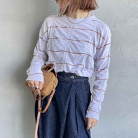 H.GREY&&モデル身長：158cm 着用サイズ：F&&