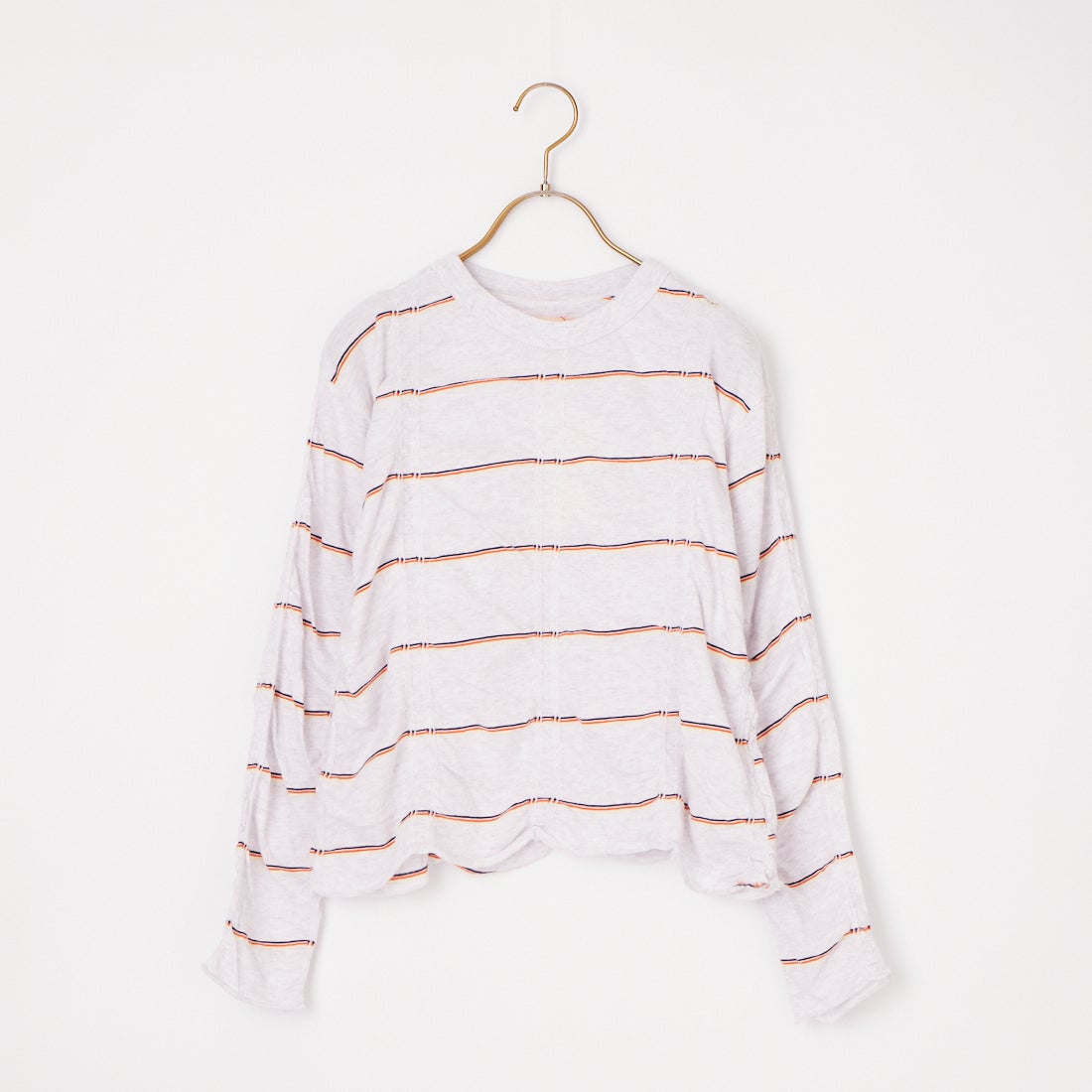 MEYAME [メヤメ] タックジャガードボーダープルオーバー [MEY-1829] H.GREY