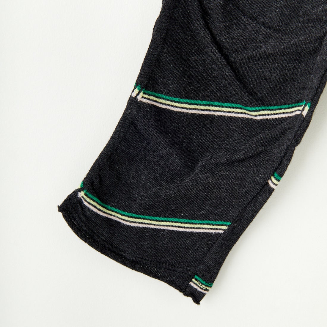 MEYAME [メヤメ] タックジャガードボーダープルオーバー [MEY-1829] BLACK