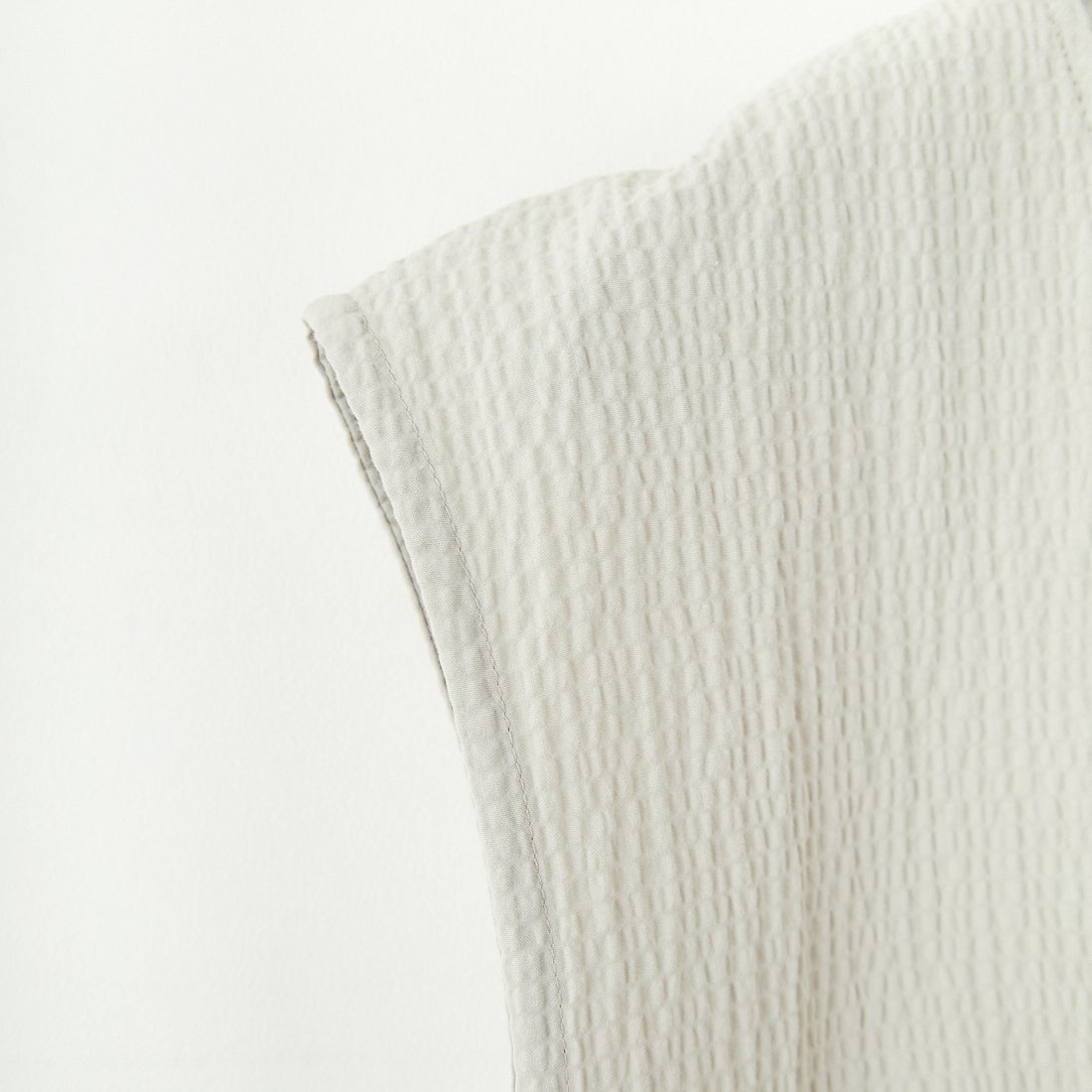 me. [ミードット] バンピーコットン2WAYベスト [ME-25109] 280 L.GRAY