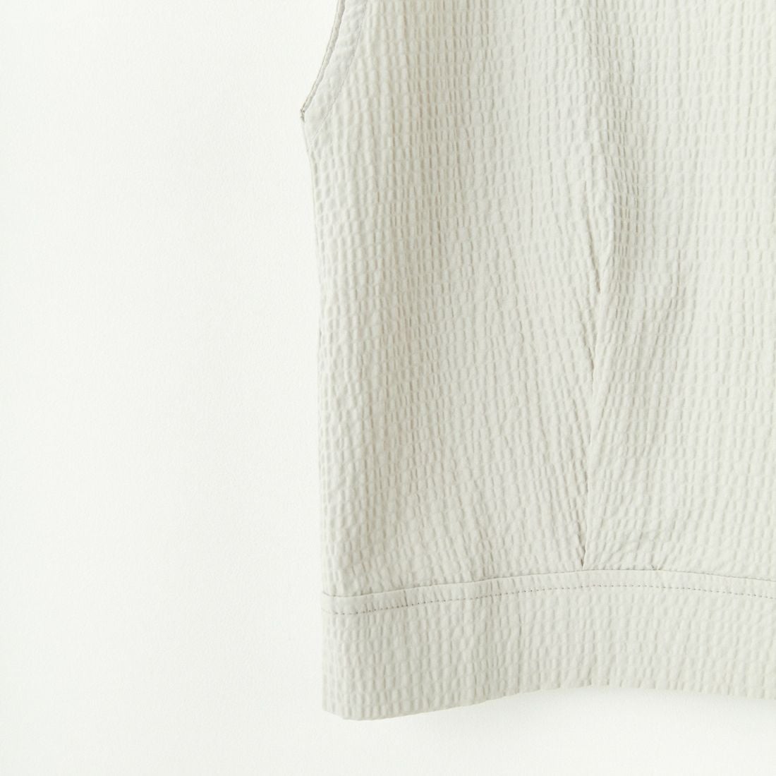 me. [ミードット] バンピーコットン2WAYベスト [ME-25109] 280 L.GRAY