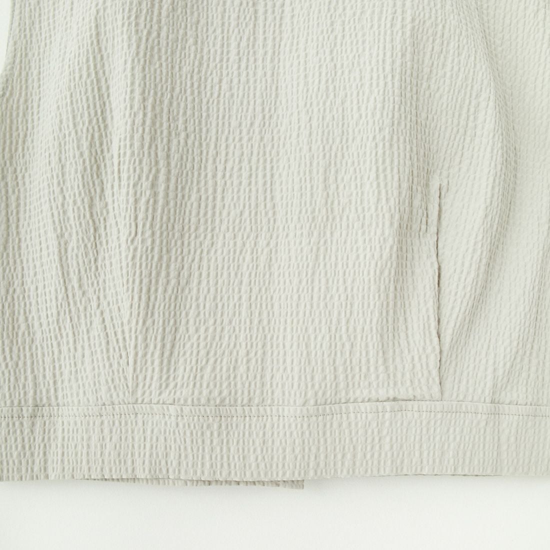 me. [ミードット] バンピーコットン2WAYベスト [ME-25109] 280 L.GRAY