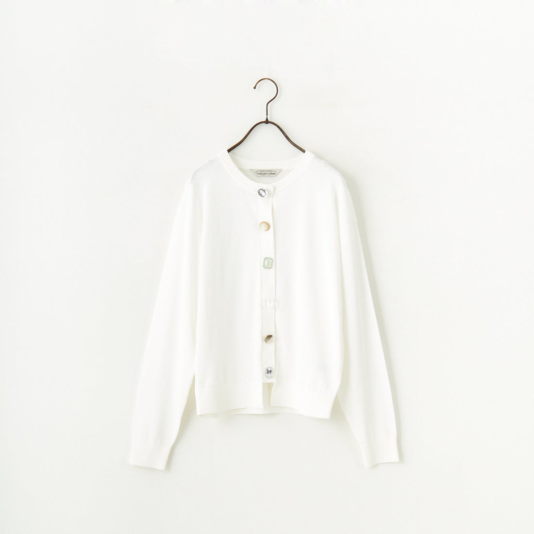 TORRAZZO DONNA [トラッゾドンナ] ビジューカーディガン [6259-679] 05 WHITE