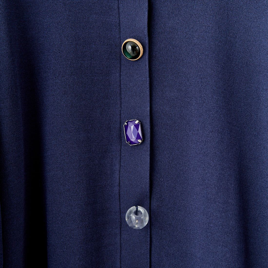 TORRAZZO DONNA [トラッゾドンナ] ビジューカーディガン [6259-679] 98 NAVY