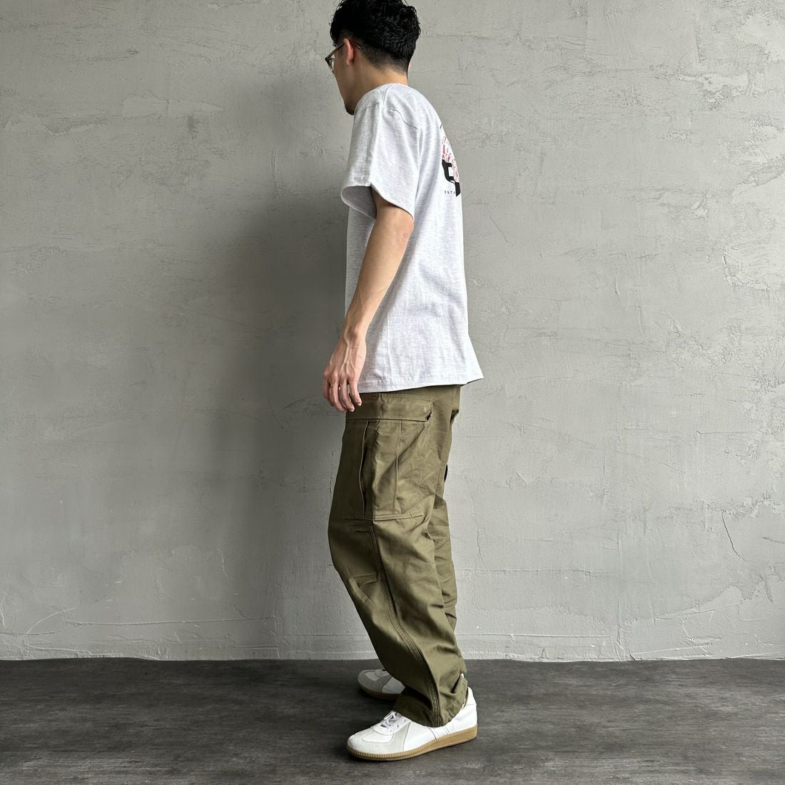 KELTY [ケルティ] 別注 バックプリントTシャツ [KE252W30IN04-JF] ｱｯｼｭ &&モデル身長：168cm 着用サイズ：M&&