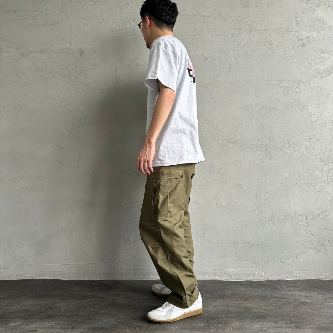 KELTY [ケルティ] 別注 バックプリントTシャツ [KE252W30IN04-JF] ｱｯｼｭ &&モデル身長：168cm 着用サイズ：M&&