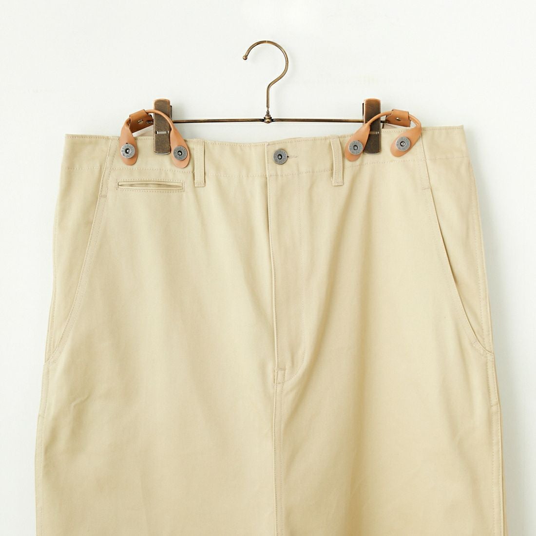 RhodolirioN [ロドリリオン] チノクロス サスペンダーパンツ [QT1014] A KHAKI