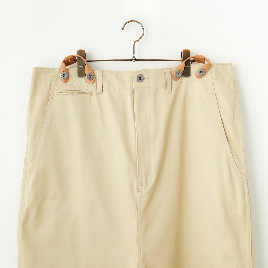 RhodolirioN [ロドリリオン] チノクロス サスペンダーパンツ [QT1014] A KHAKI