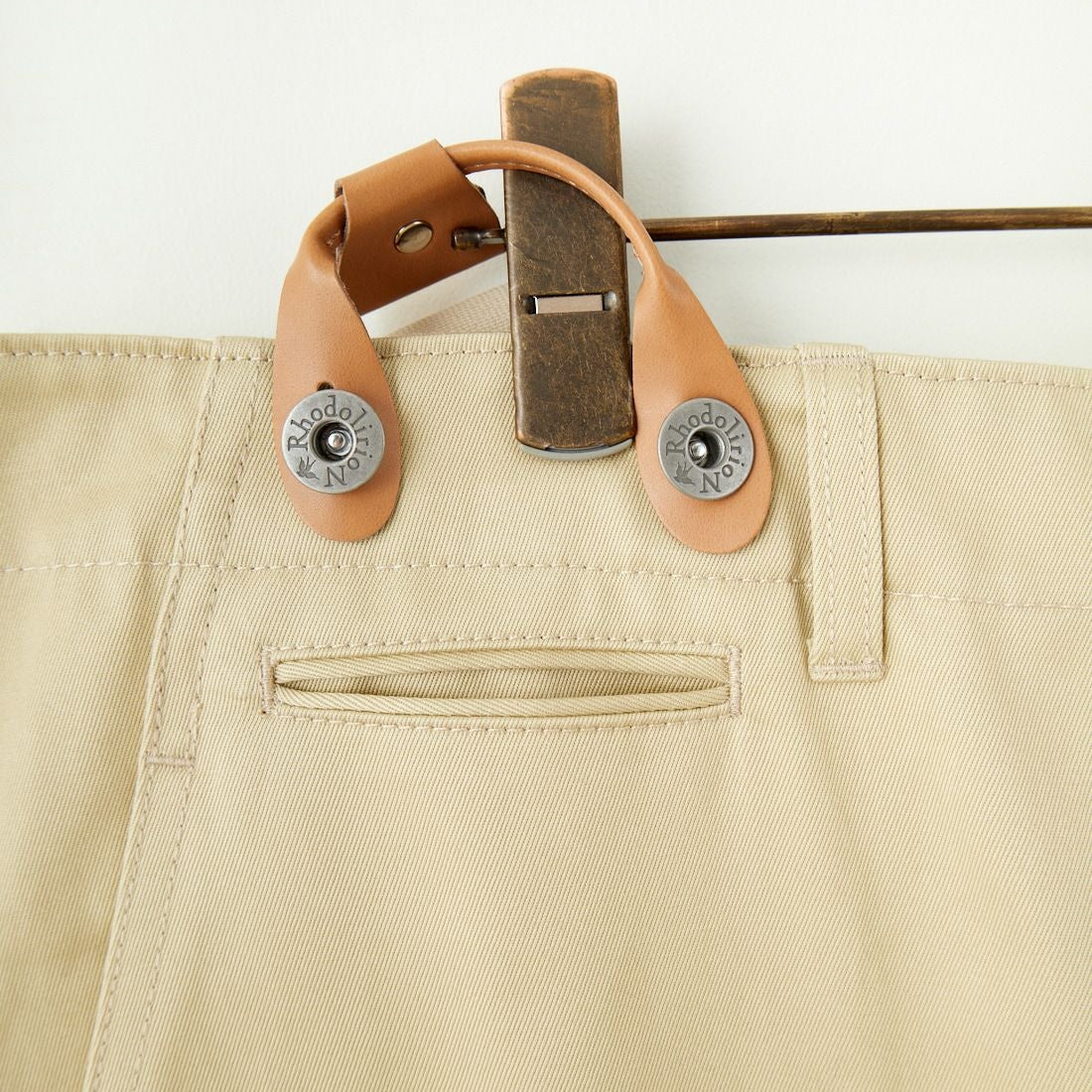 RhodolirioN [ロドリリオン] チノクロス サスペンダーパンツ [QT1014] A KHAKI