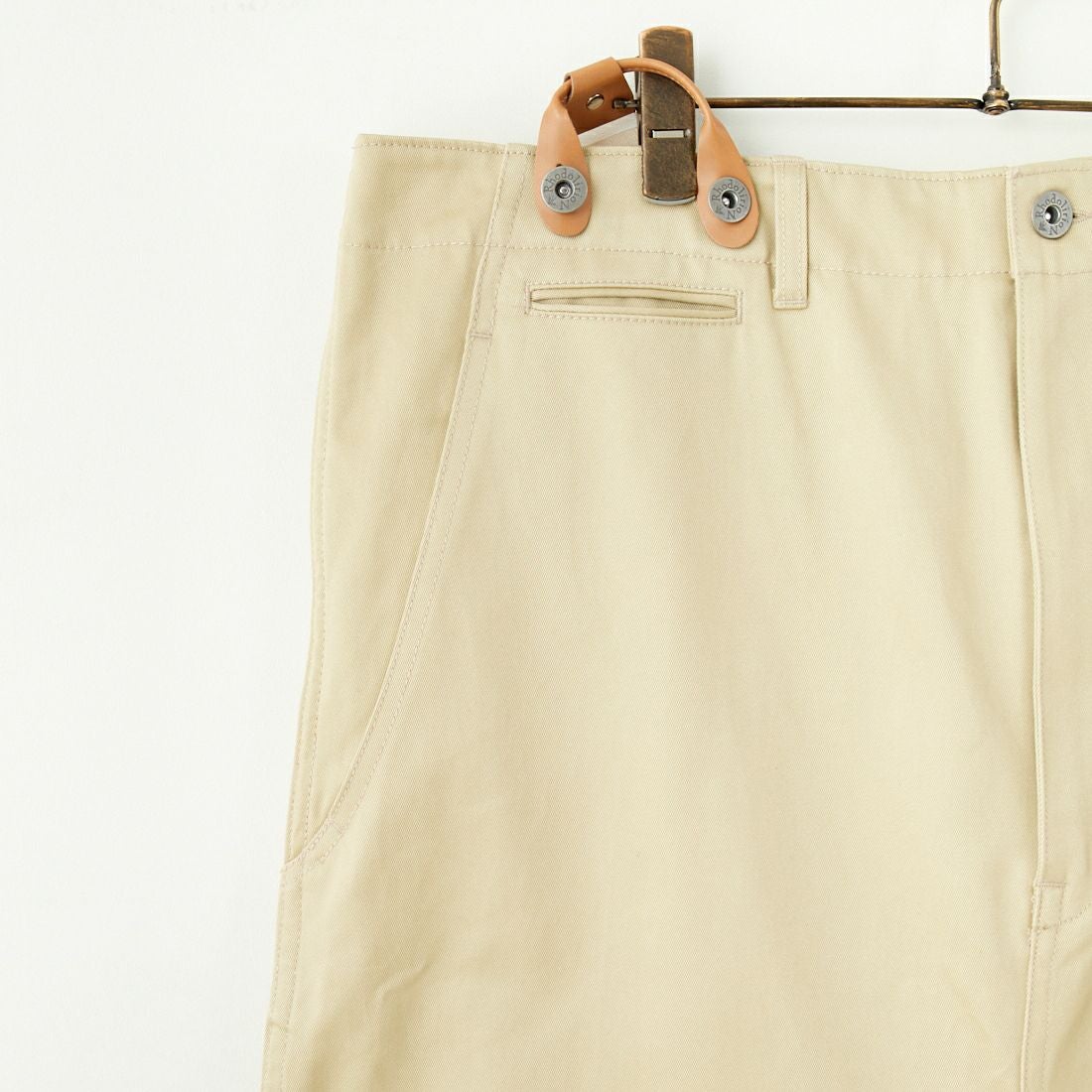 RhodolirioN [ロドリリオン] チノクロス サスペンダーパンツ [QT1014] A KHAKI