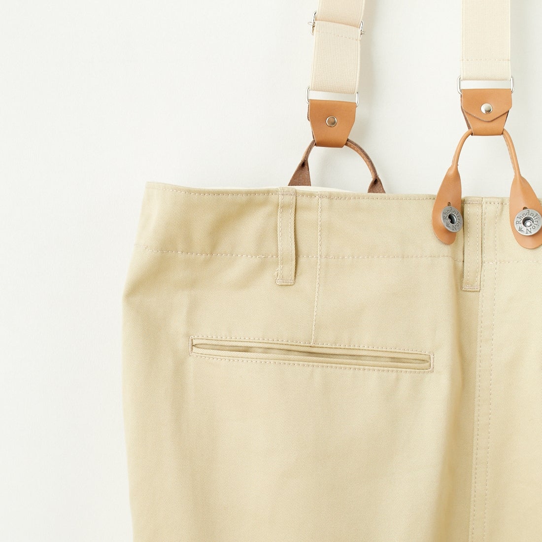 RhodolirioN [ロドリリオン] チノクロス サスペンダーパンツ [QT1014] A KHAKI