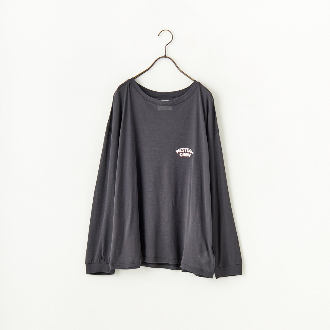 St.Johns 3rd club [セントジョンズサードクラブ] シアーロングスリーブTシャツ [SJ25-047A] CHARCOAL/W