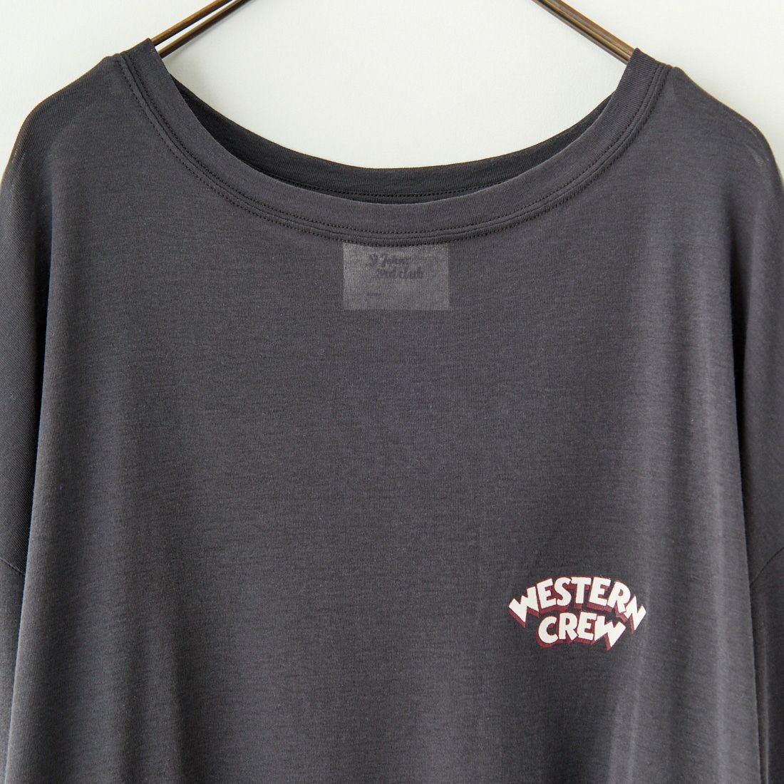 St.Johns 3rd club [セントジョンズサードクラブ] シアーロングスリーブTシャツ [SJ25-047A] CHARCOAL/W