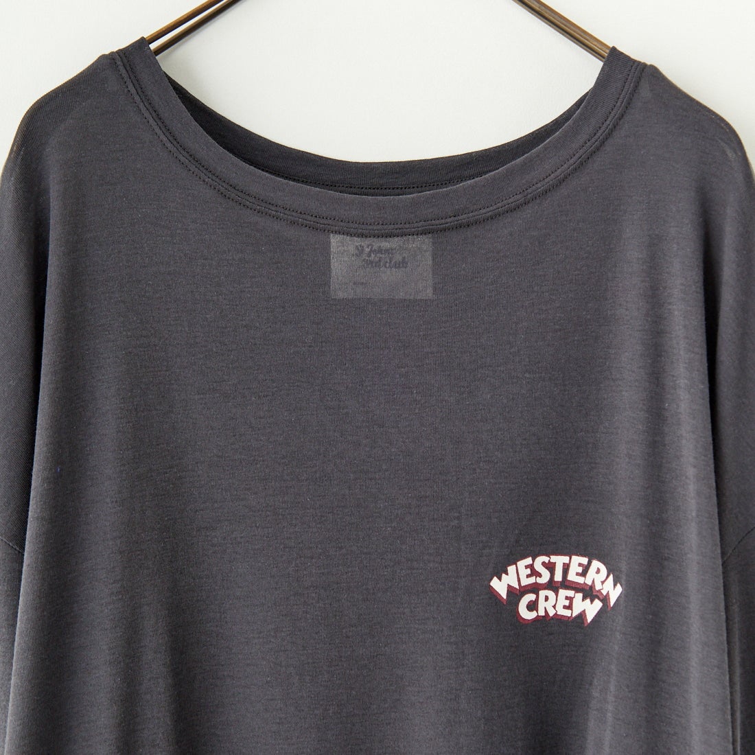 St.Johns 3rd club [セントジョンズサードクラブ] シアーロングスリーブTシャツ [SJ25-047A] CHARCOAL/W