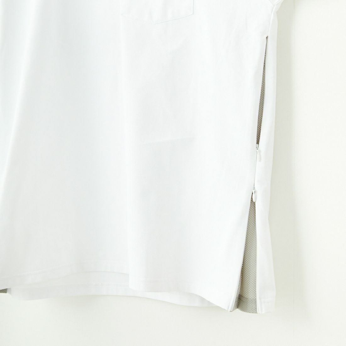 +phenix [プラスフェニックス] 別注 ベンチレーション ワンポイントロゴ ポケットTシャツ [POT-25005IN-JF] WHITE